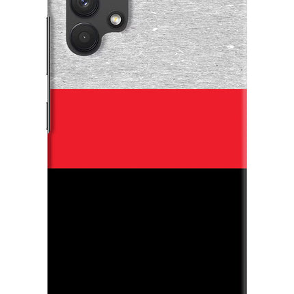 Tri Color Pattern Samsung A32 4G Hard Case Back Cover by Casekaro
