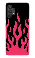 Fire Flames Samsung A32 4G Hard Case Back Cover by Casekaro