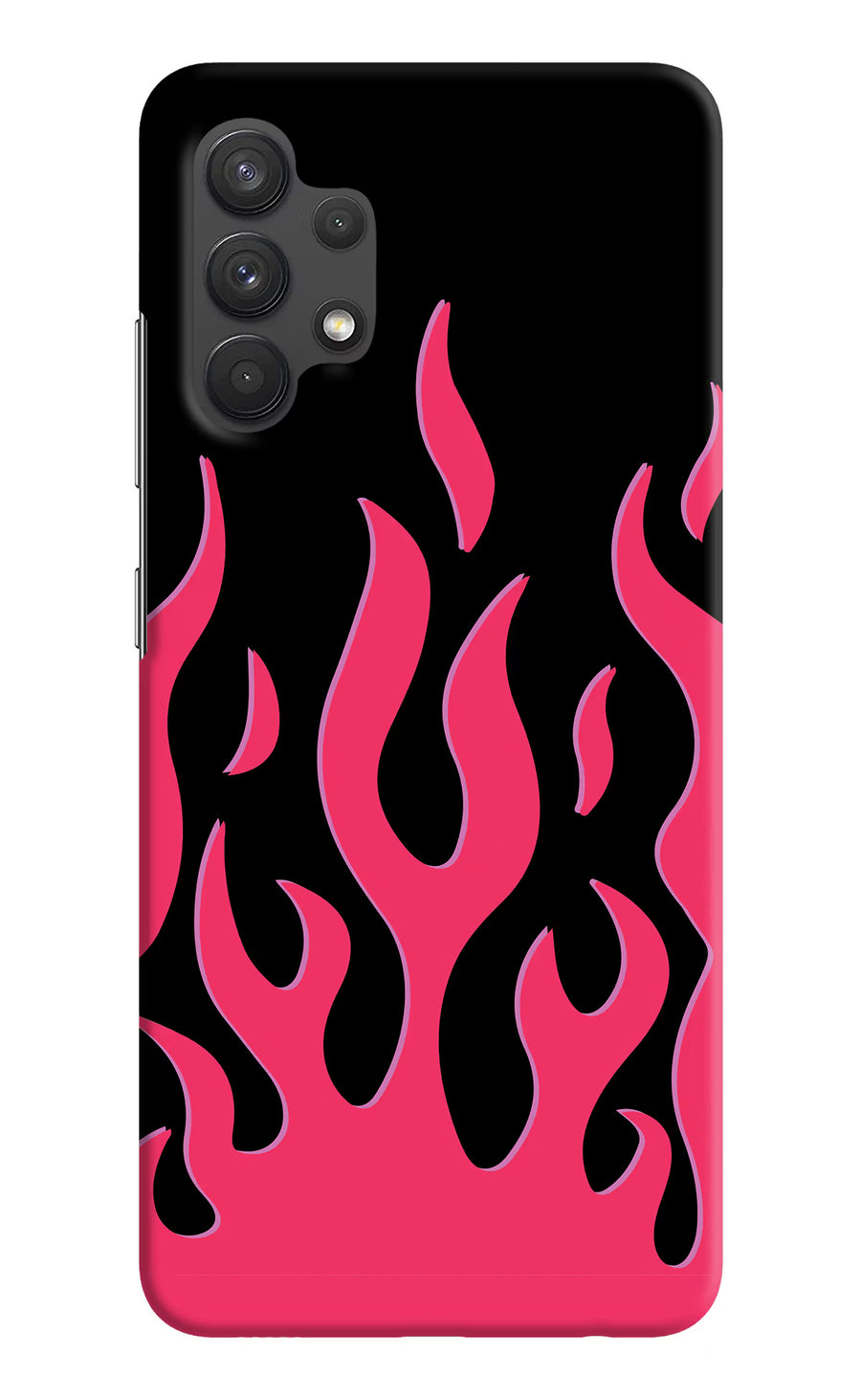 Fire Flames Samsung A32 4G Back Cover, Hard case