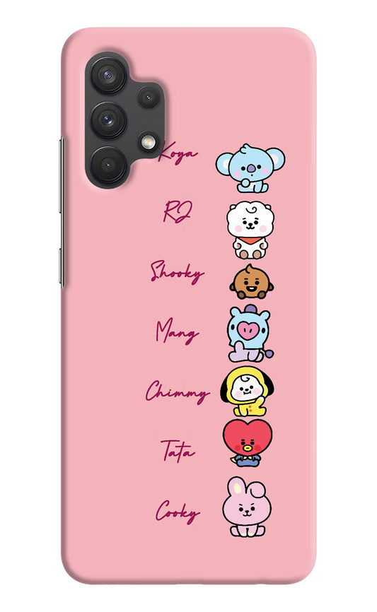 BTS names Samsung A32 4G Hard Case Back Cover by Casekaro