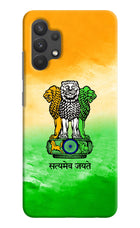 Satyamev Jayate Flag Samsung A32 4G Hard Case Back Cover by Casekaro