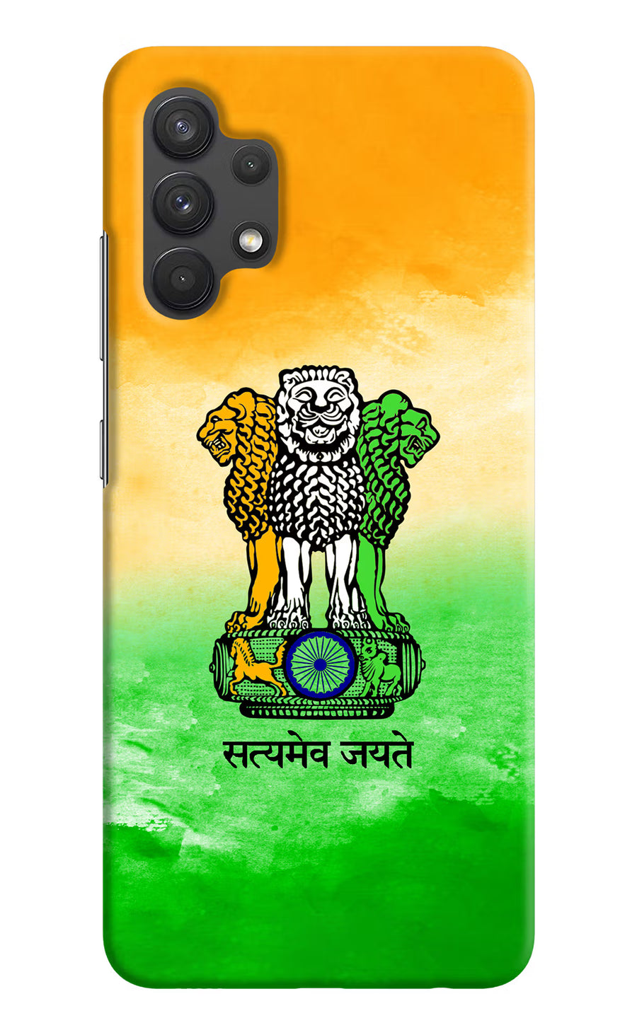 Satyamev Jayate Flag Samsung A32 4G Back Cover, Hard case