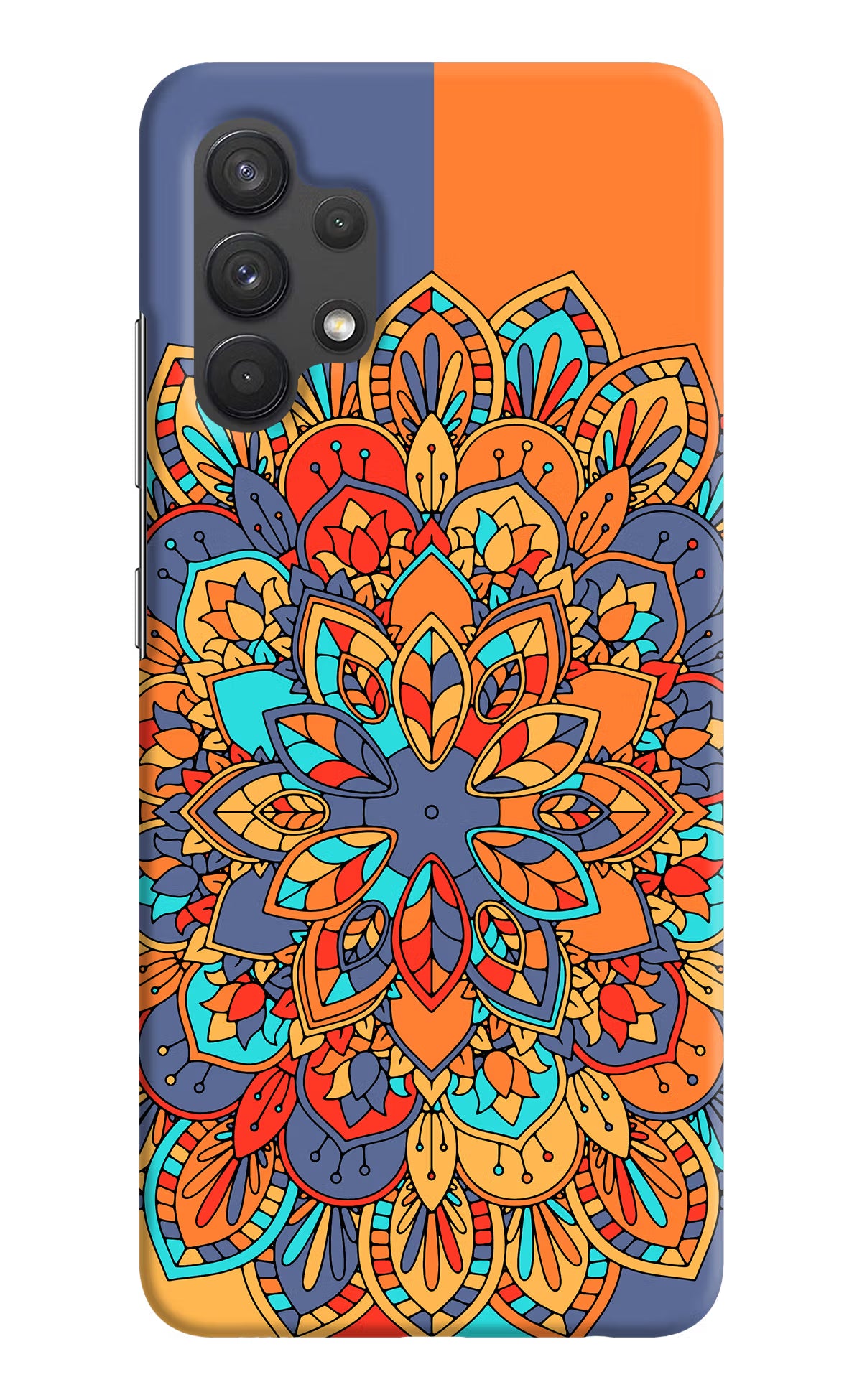 Color Mandala Samsung A32 4G Hard Case Back Cover by Casekaro