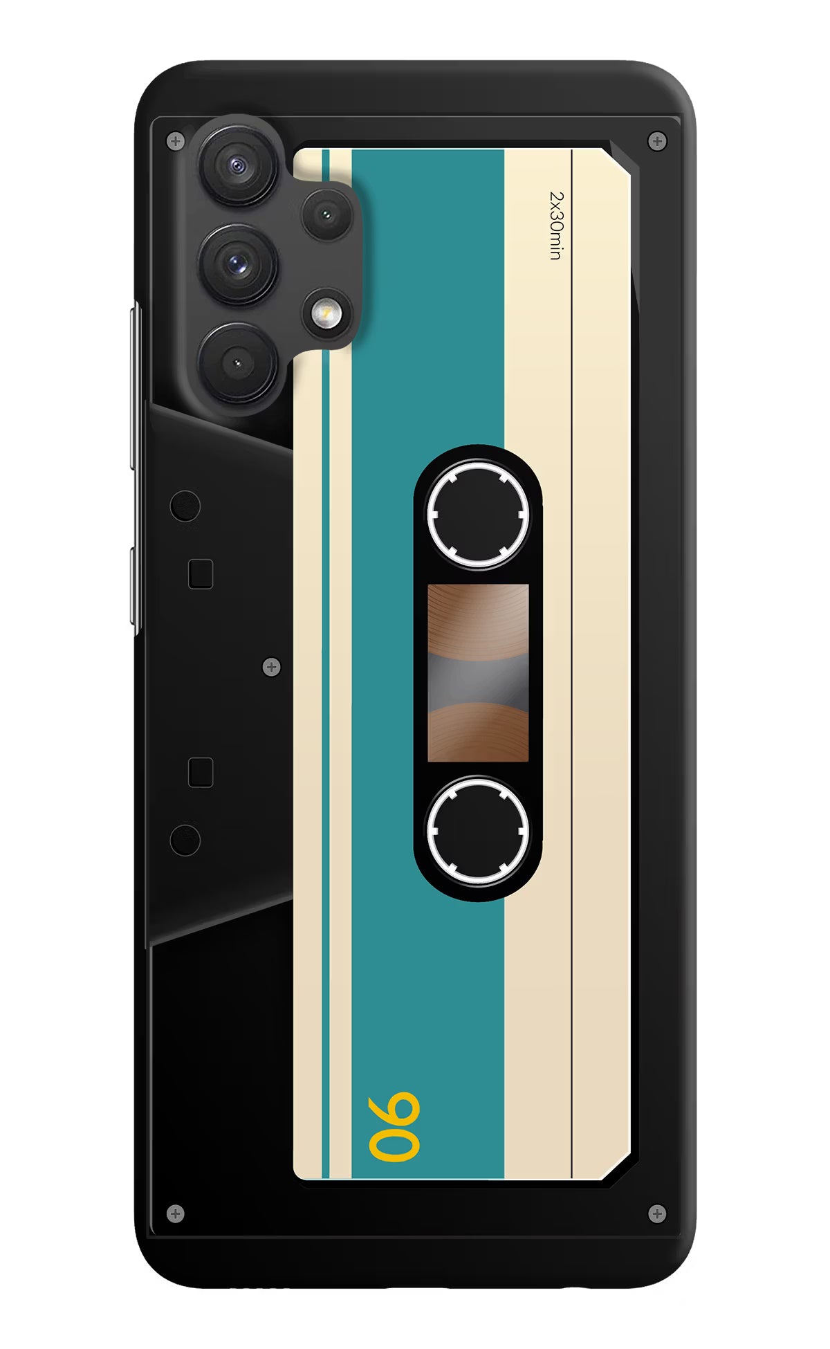 Cassette Samsung A32 4G Hard Case Back Cover by Casekaro