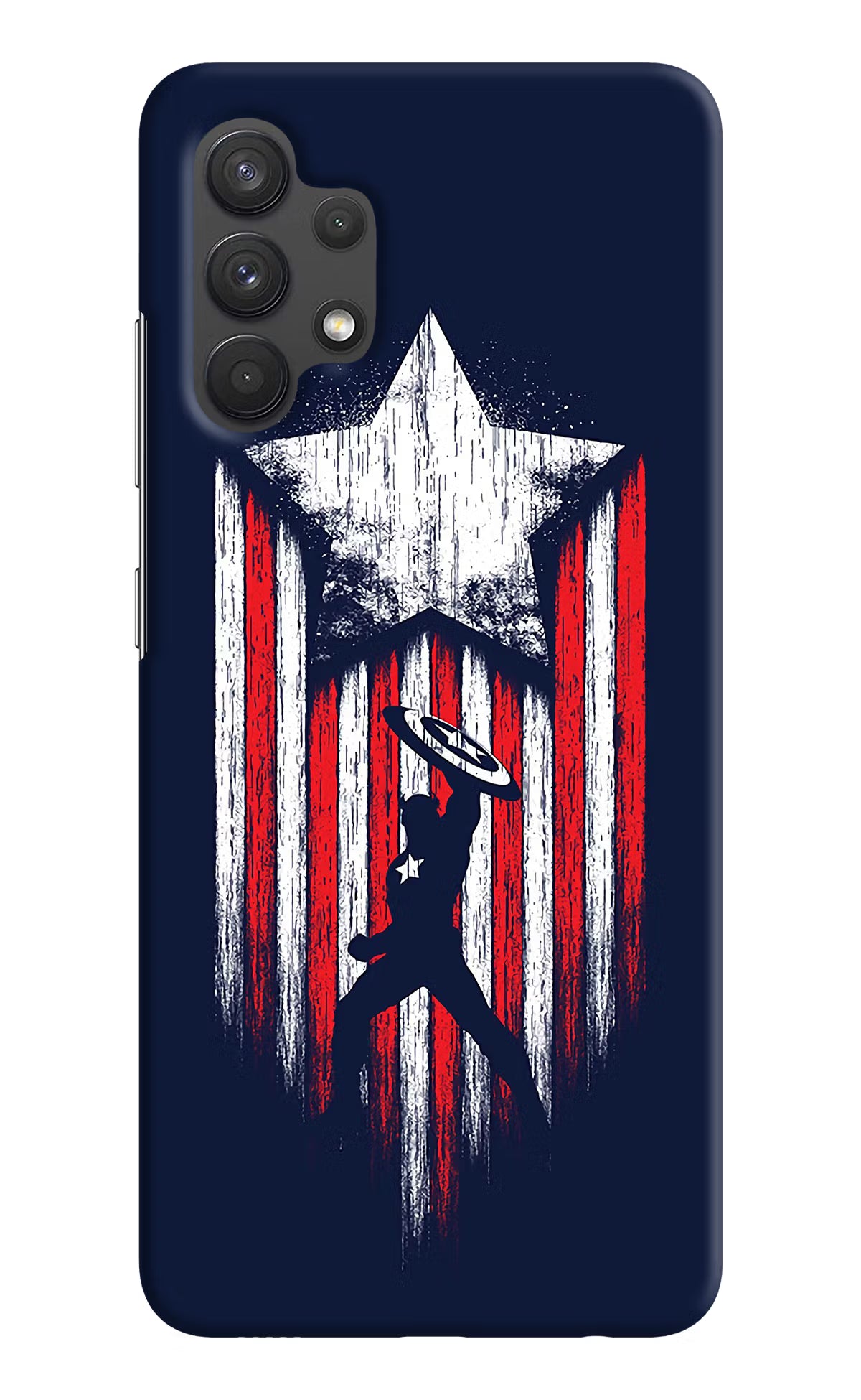 Captain America Marvel Art Samsung A32 4G Hard Case Back Cover by Casekaro