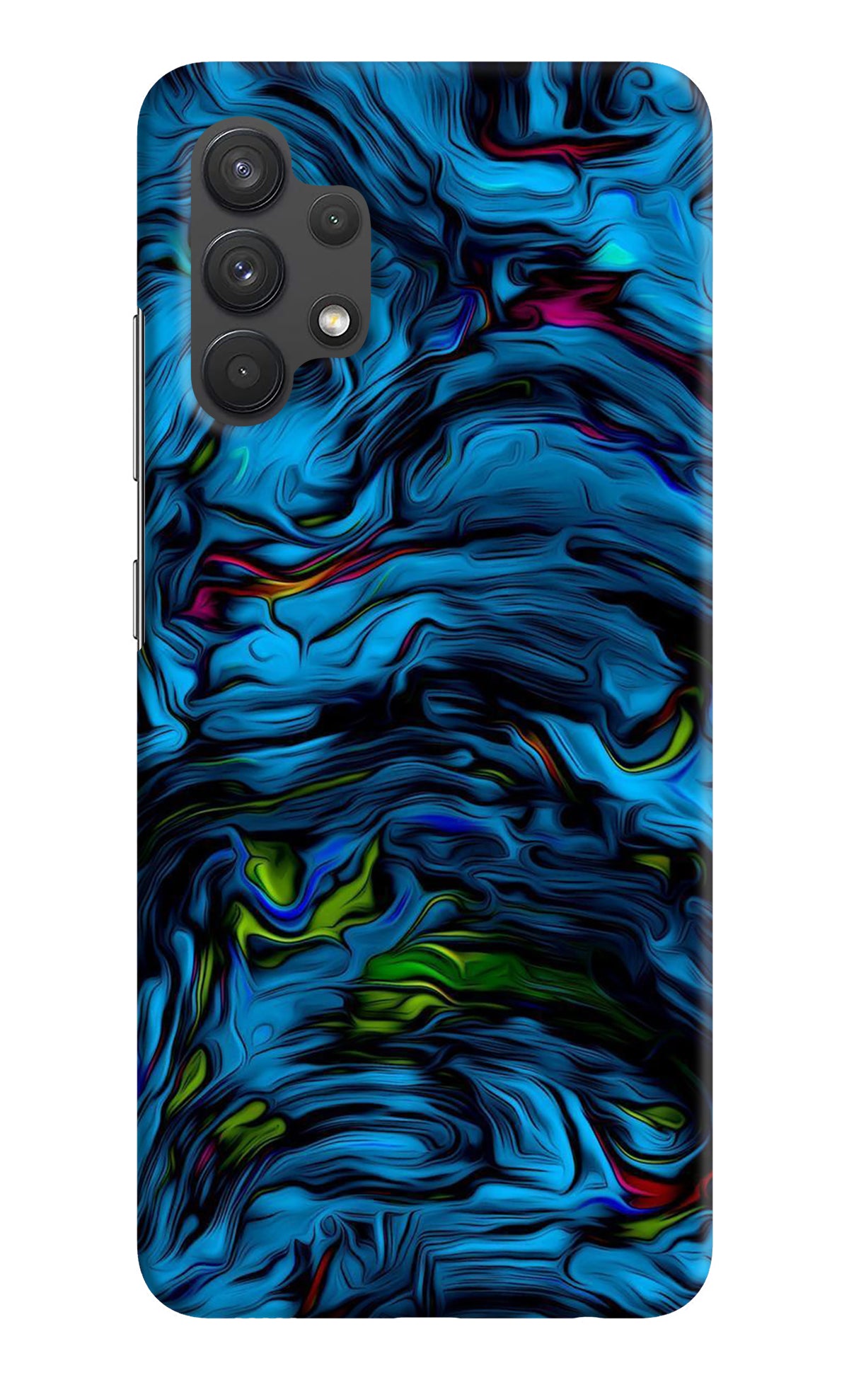 Dark Blue Abstract Samsung A32 4G Back Cover