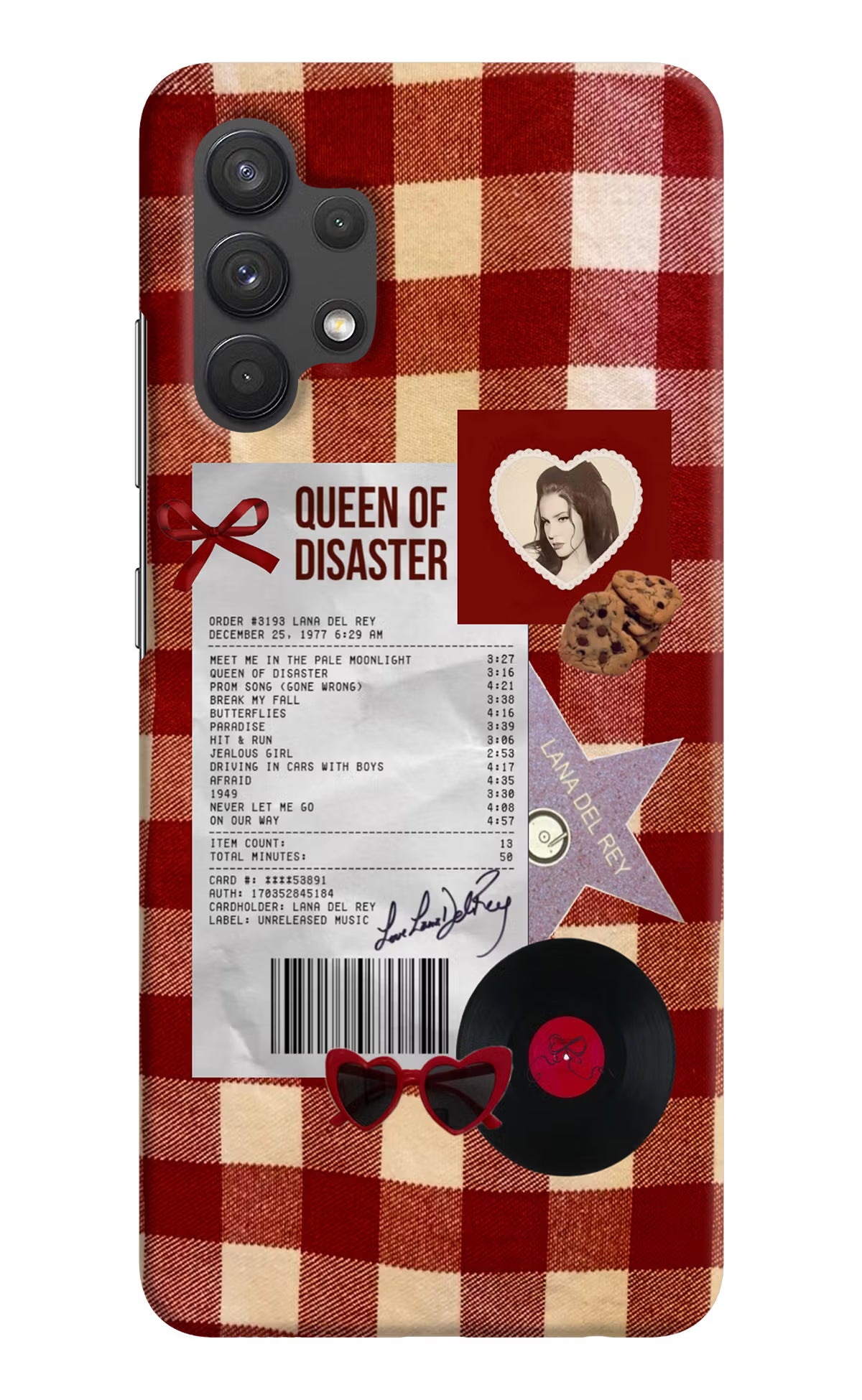Queen of Disaster Samsung A32 4G Hard Case Back Cover by Casekaro
