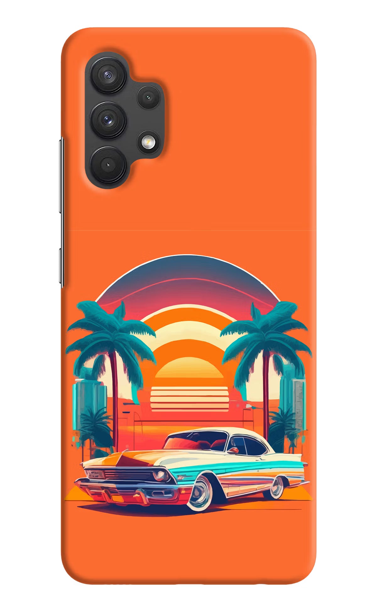 Palm Drive 80s Samsung A32 4G Hard Case Back Cover by Casekaro