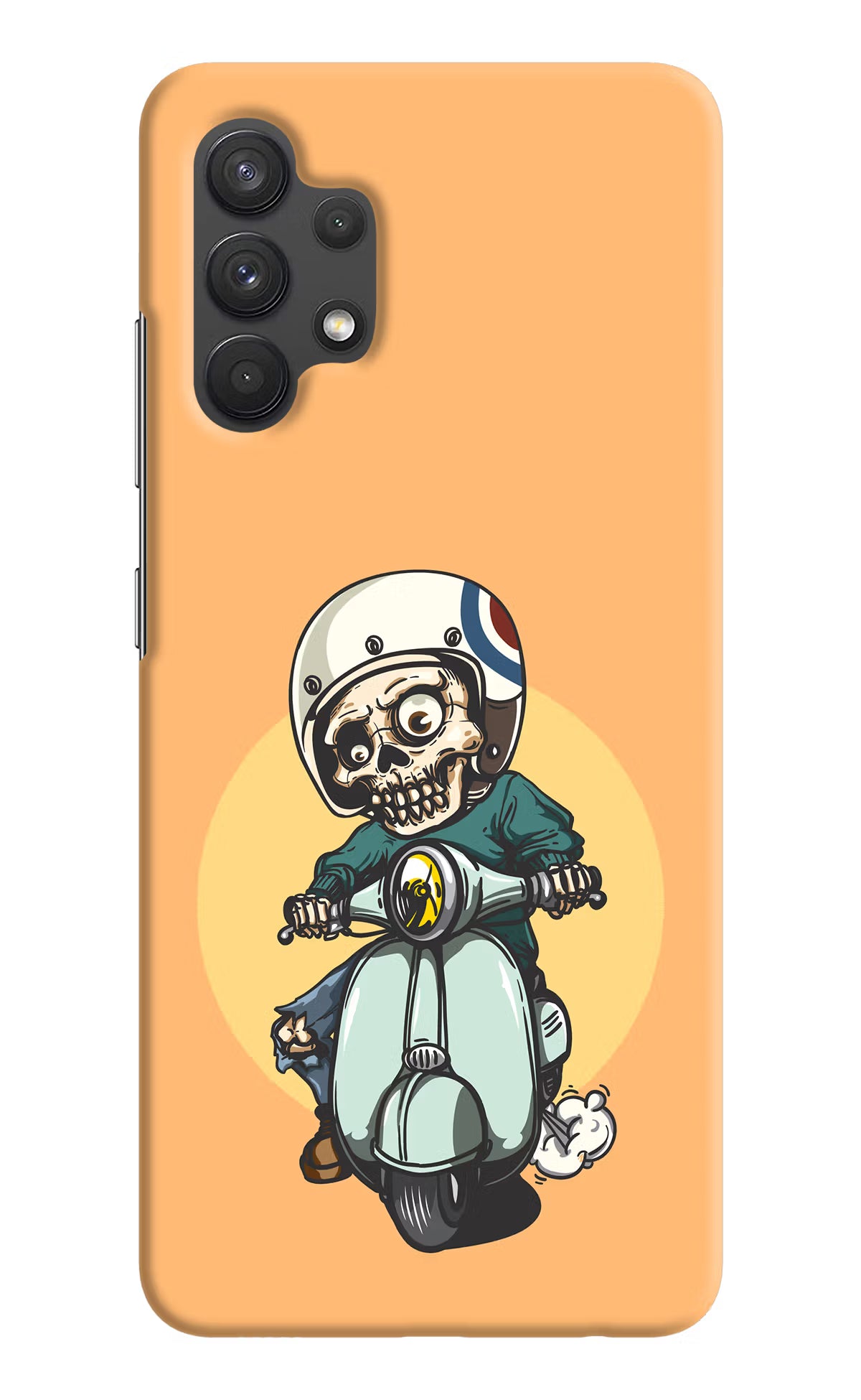 Undead Biker Samsung A32 4G Hard Case Back Cover by Casekaro