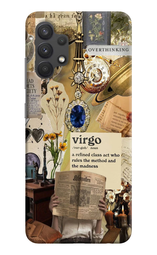 Virgo Zodiac Samsung A32 4G Hard Case Back Cover by Casekaro