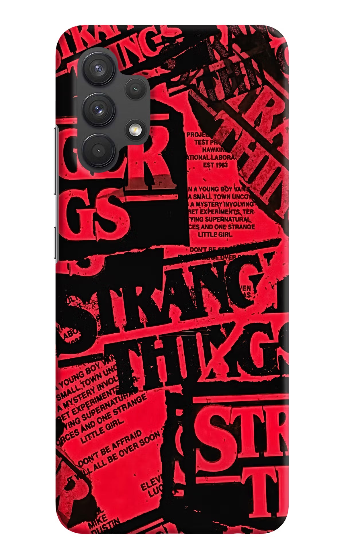 Ordinary Things Samsung A32 4G Hard Case Back Cover by Casekaro