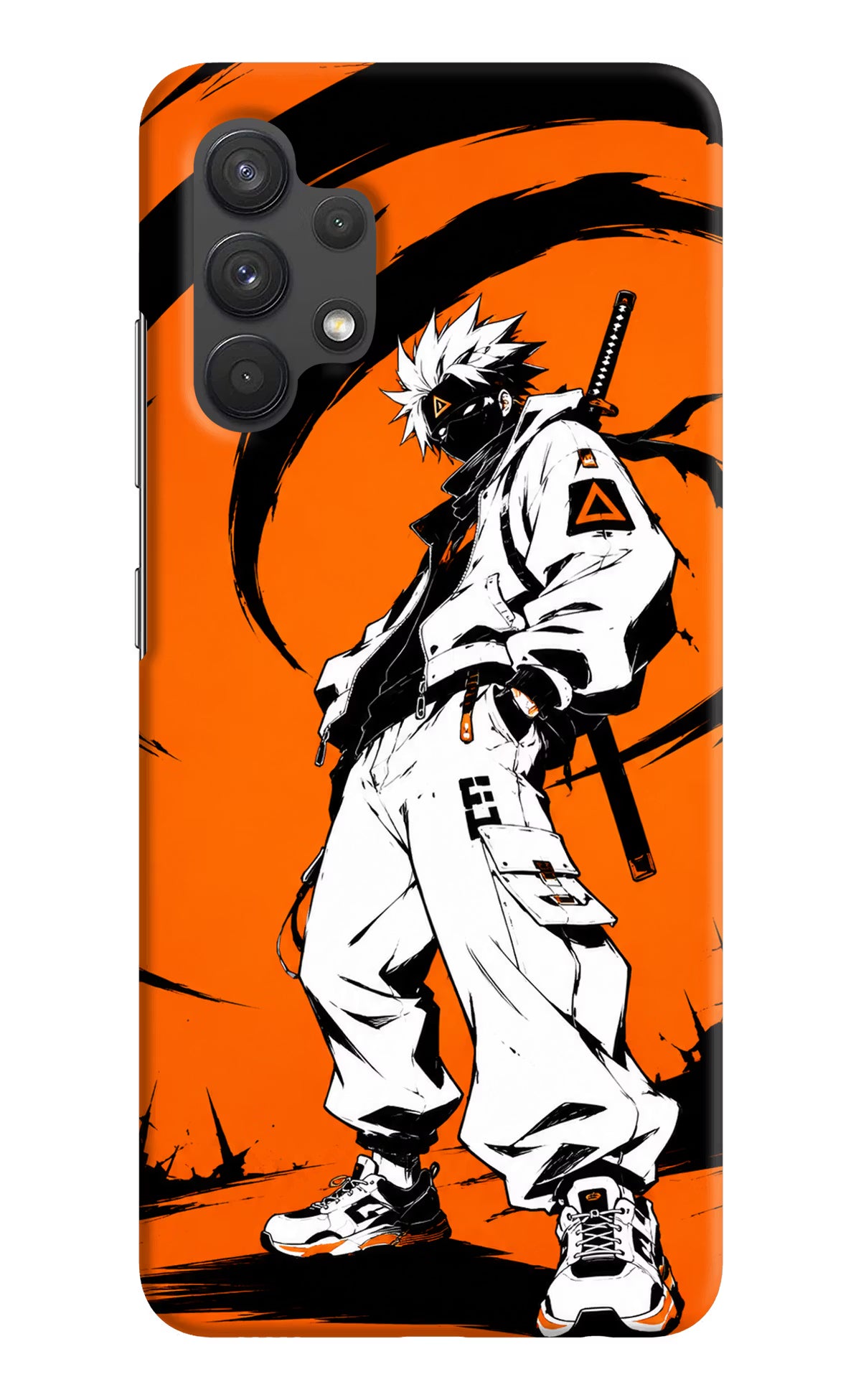 Street Samurai  Samsung A32 4G Hard Case Back Cover by Casekaro