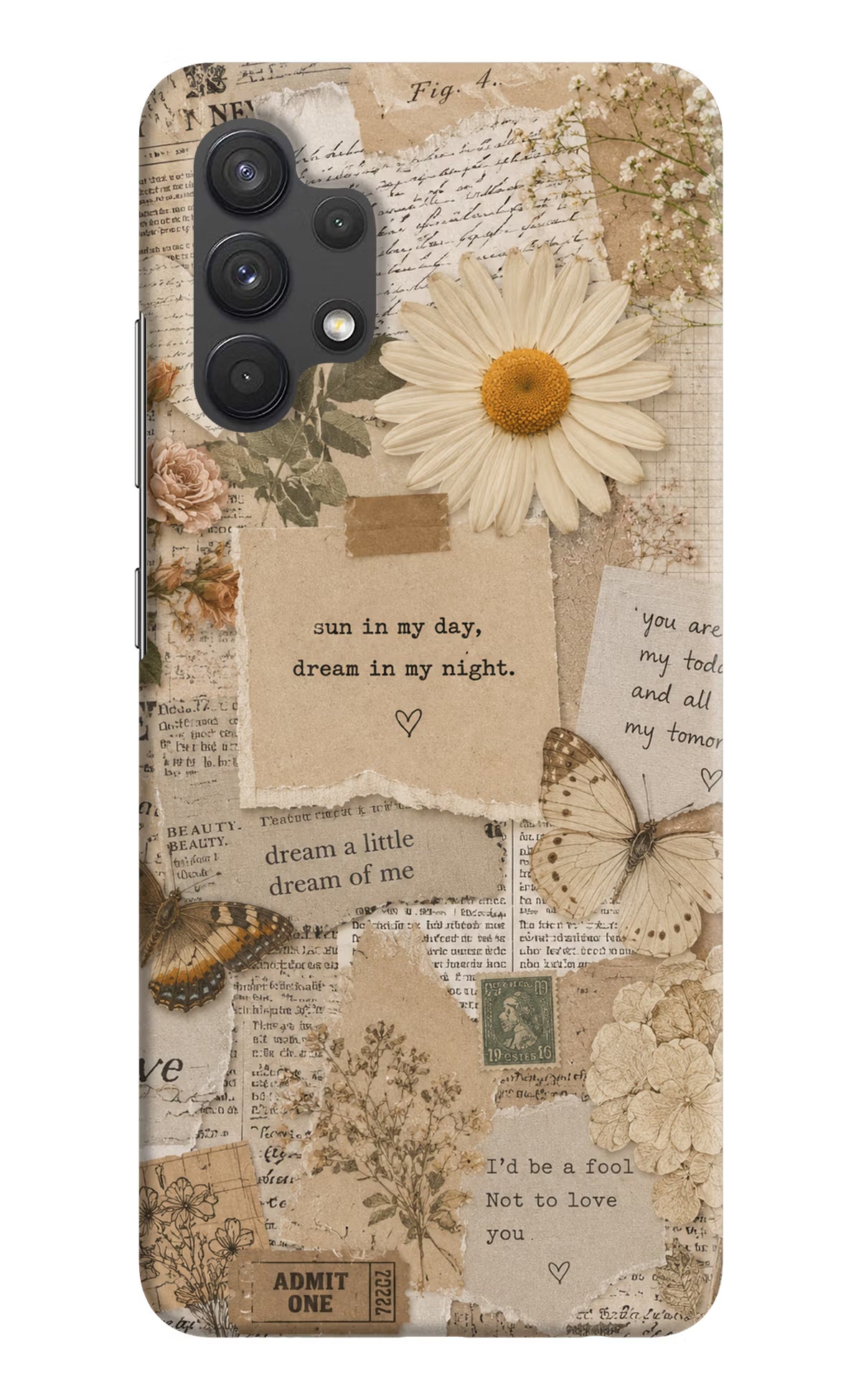 Vintage case Samsung A32 4G Back Cover