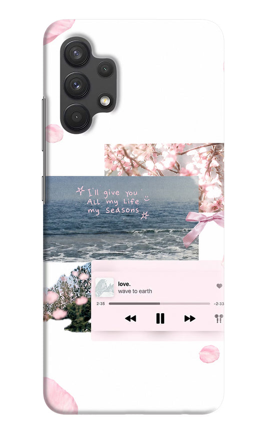 Wave to earth Samsung A32 4G Back Cover