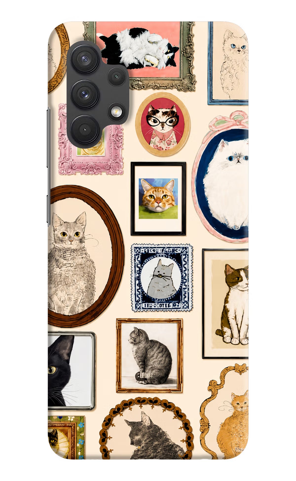 Mirror Cats Samsung A32 4G Back Cover