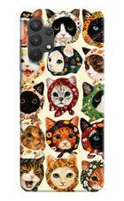 Cool Cat Samsung A32 4G Hard Case Back Cover by Casekaro