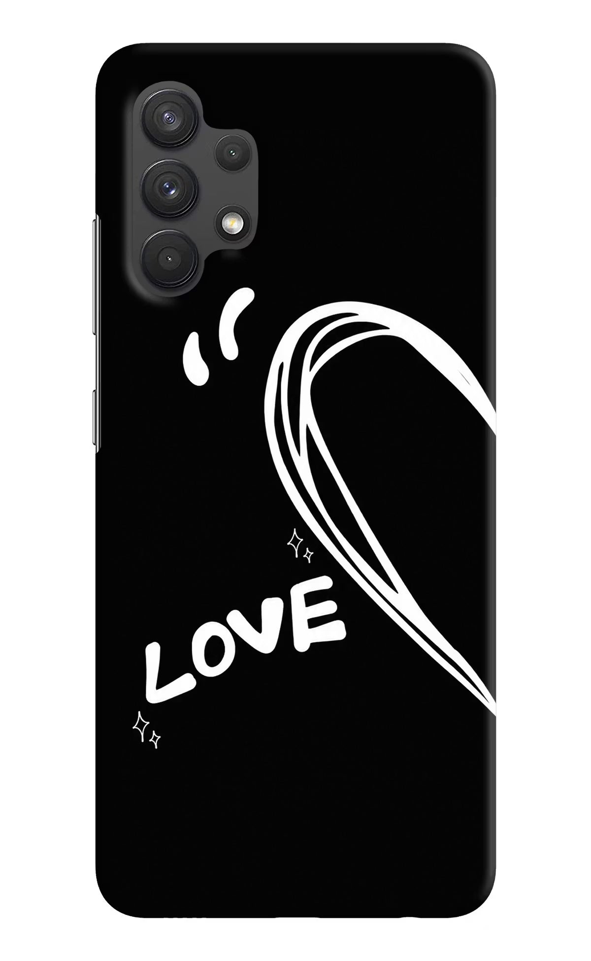 Love Line Samsung A32 4G Back Cover