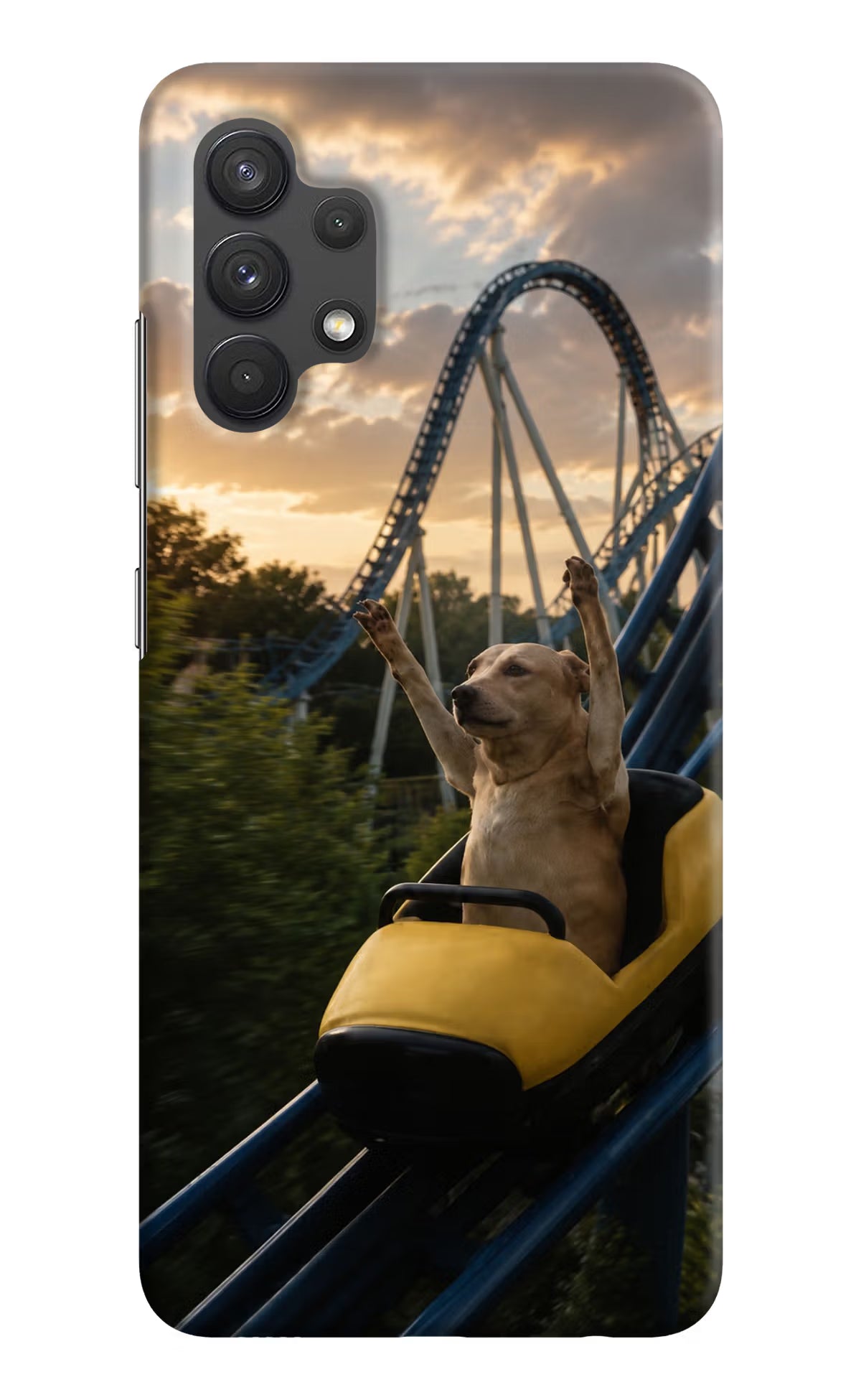 Rollercoaster Dog Samsung A32 4G Back Cover