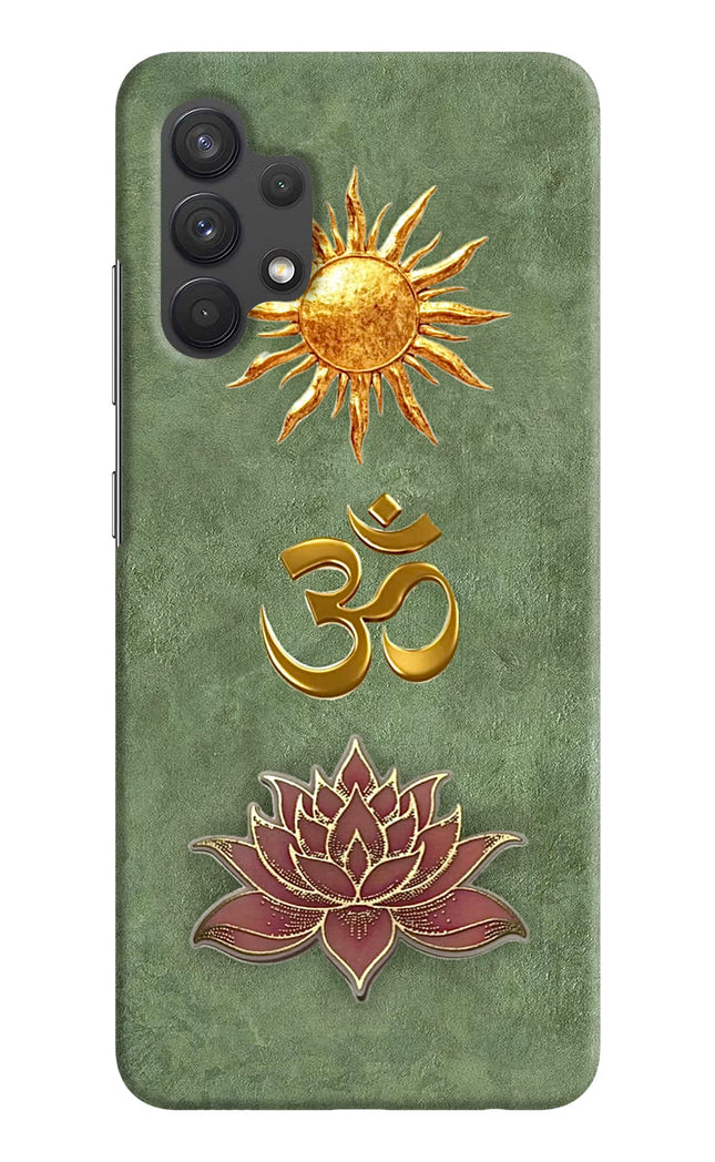 Om & Lotus Samsung A32 4G Back Cover