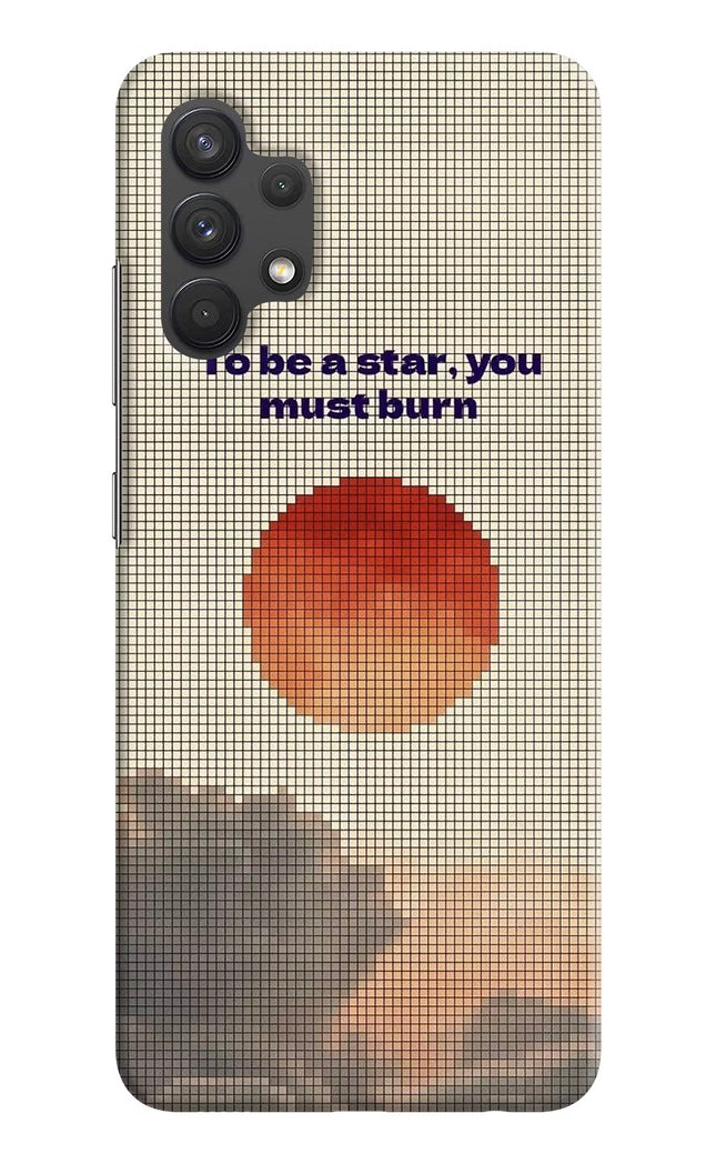 Pixel Sun Samsung A32 4G Hard Case Back Cover by Casekaro