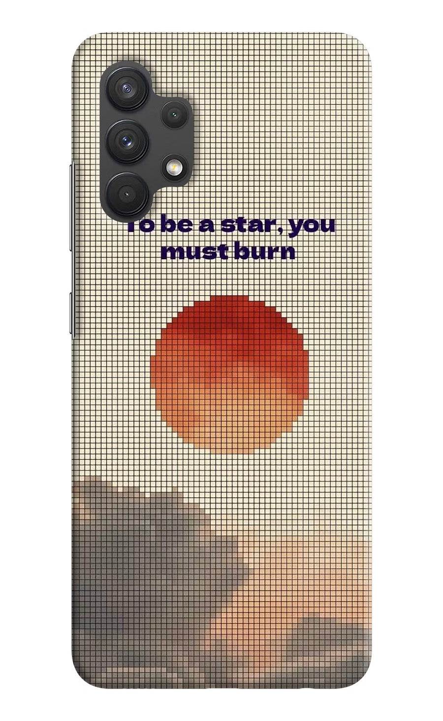 Pixel Sun Samsung A32 4G Back Cover, Hard case