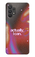 Pink Aura Samsung A32 4G Back Cover