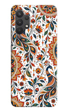 White Mayura Samsung A32 4G Hard Case Back Cover by Casekaro