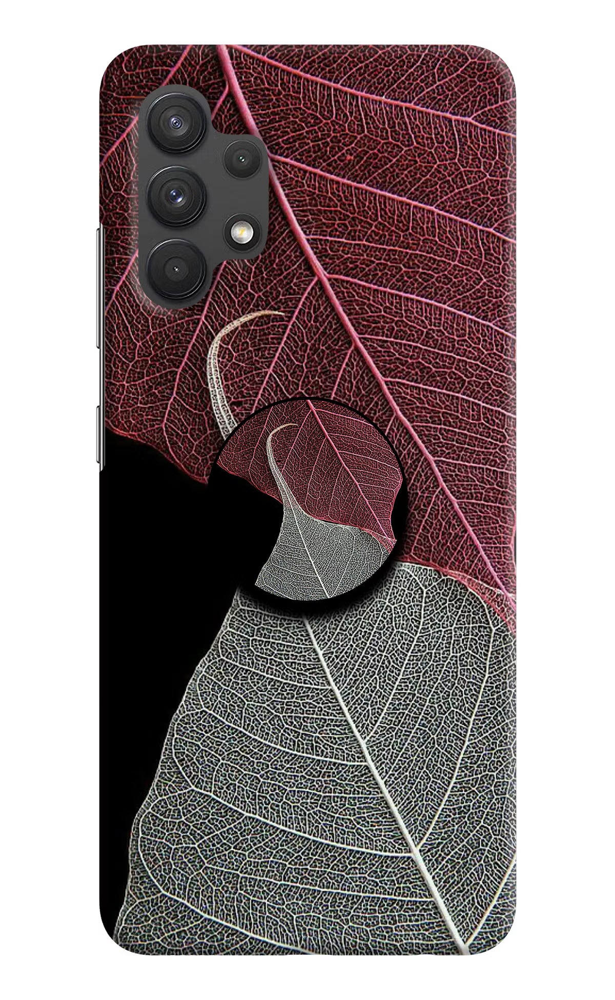 Leaf Pattern Samsung A32 4G Pop Case by Casekaro