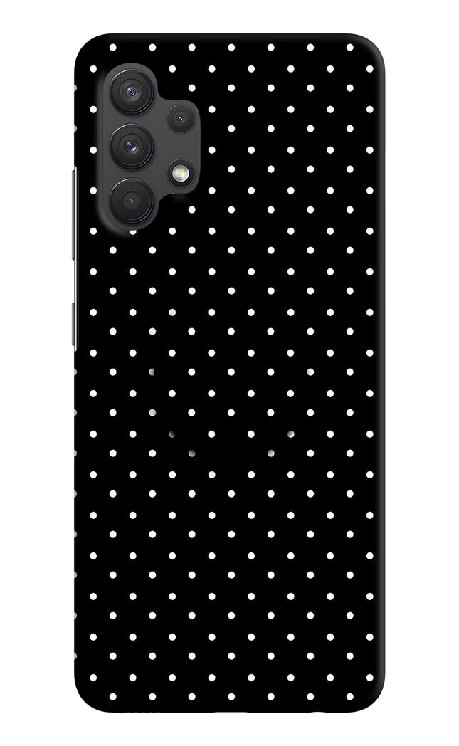 White Dots Samsung A32 4G Pop Case by Casekaro