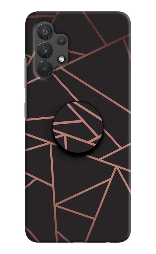 Geometric Pattern Samsung A32 4G Pop Case by Casekaro