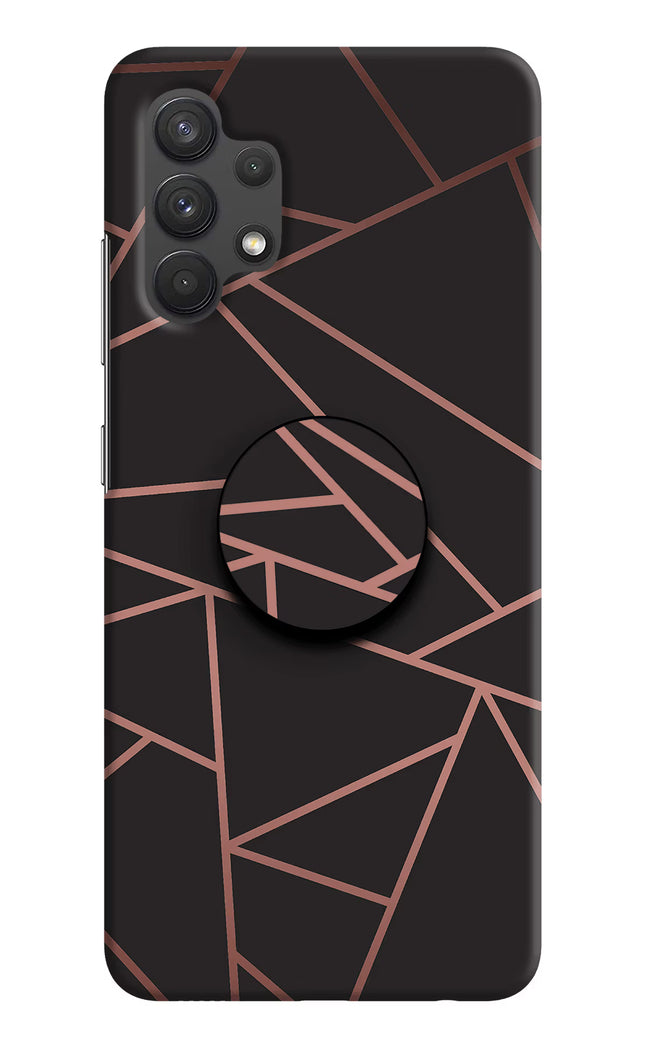 Geometric Pattern Samsung A32 4G Pop Case by Casekaro