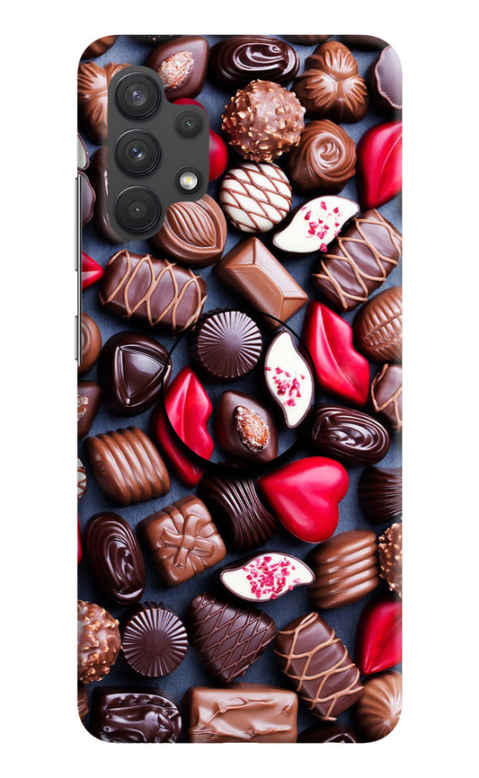 Chocolates Samsung A32 4G Pop Case by Casekaro