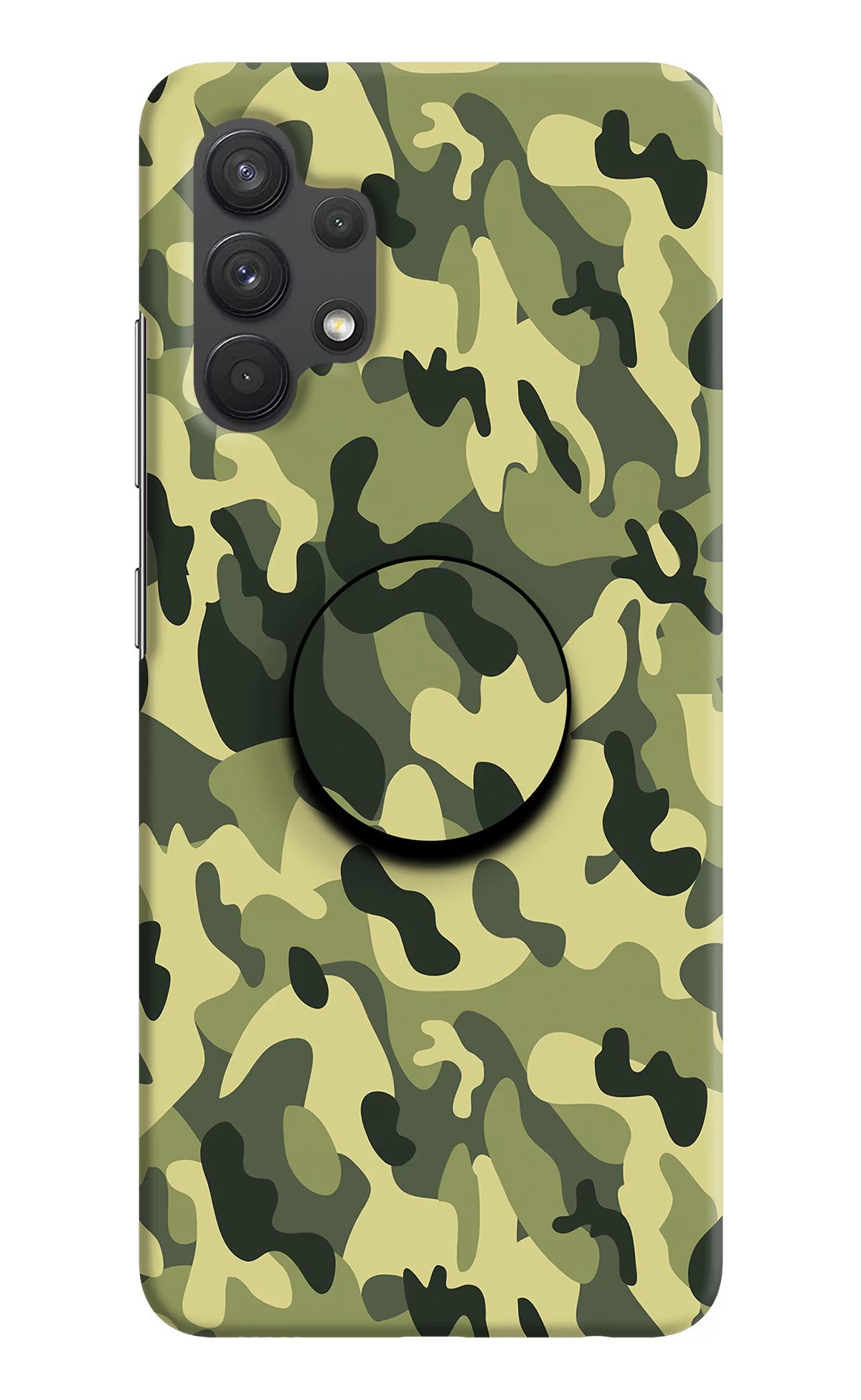 Camouflage Samsung A32 4G Pop Case by Casekaro