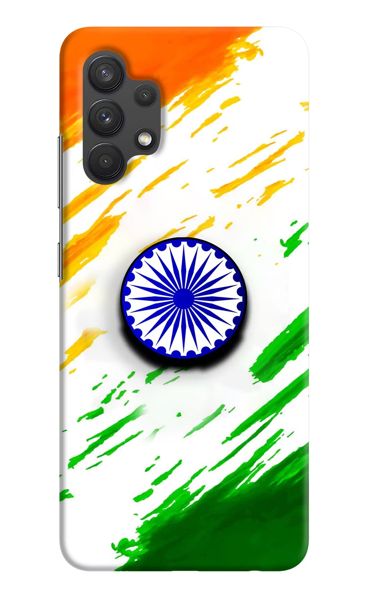 Indian Flag Ashoka Chakra Samsung A32 4G Pop Case by Casekaro