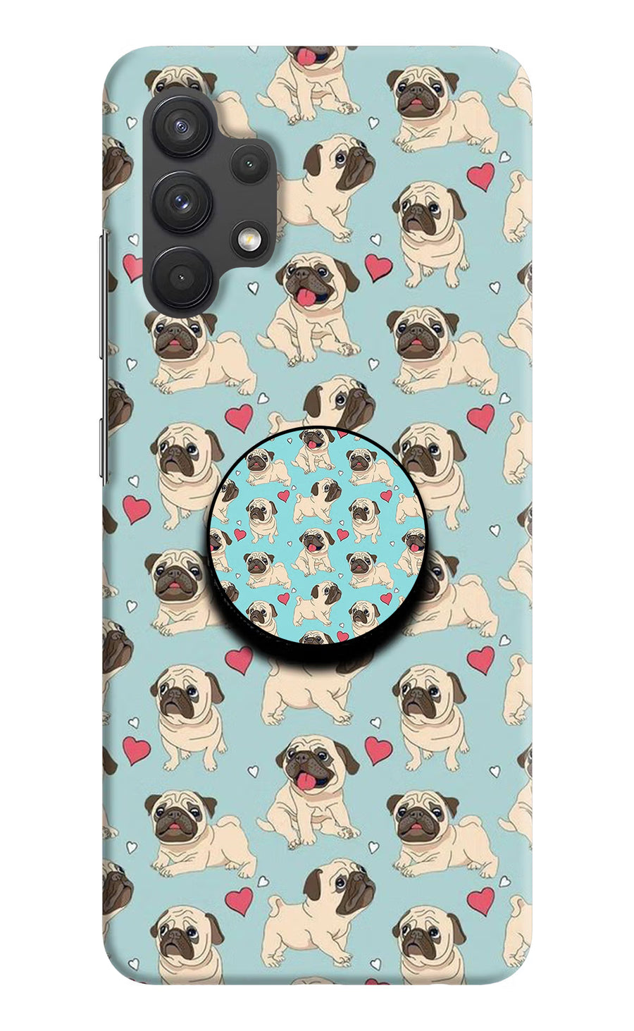Pug Dog Samsung A32 4G Pop Case, Hard case