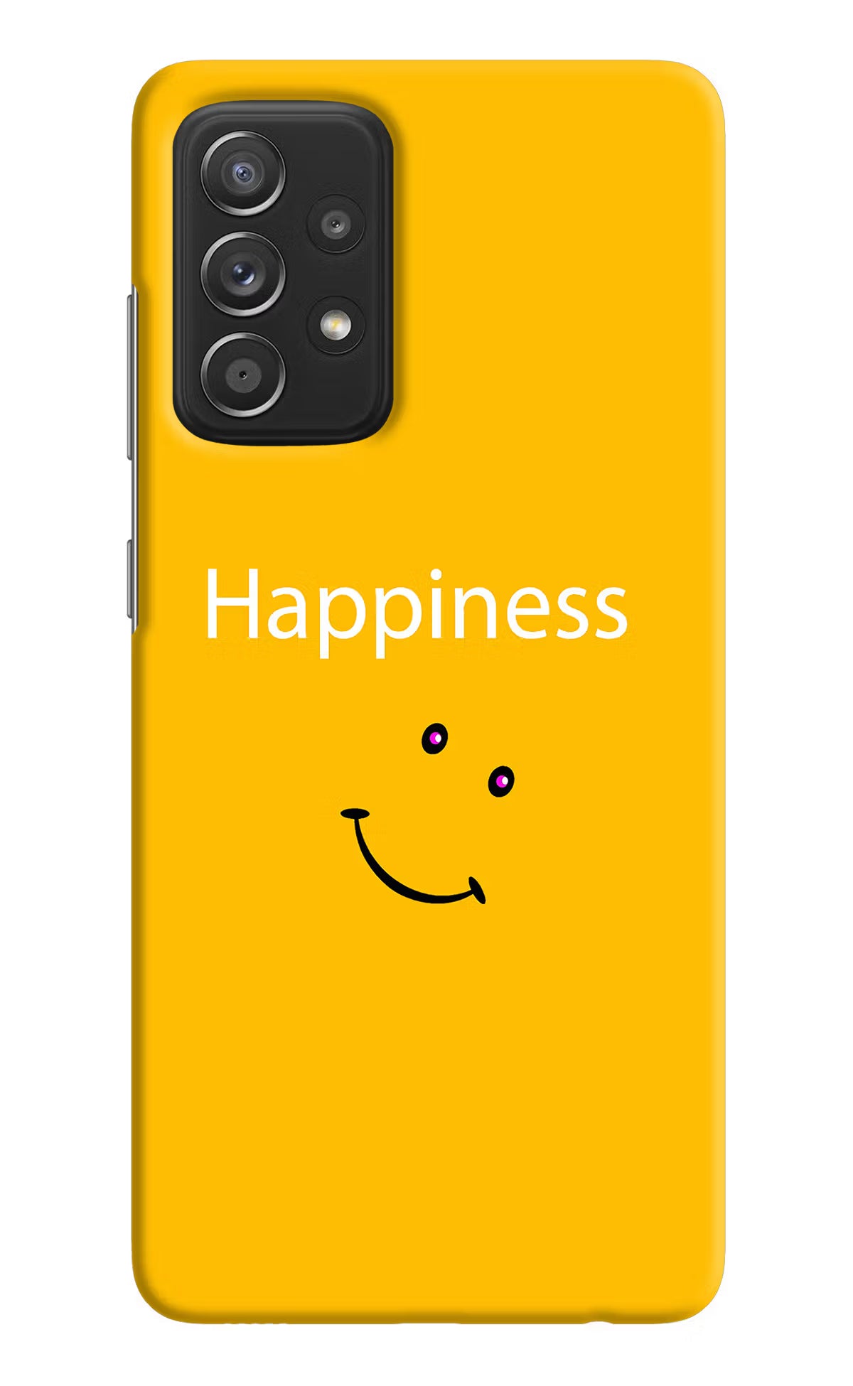Happiness With Smiley Samsung A52/A52s 5G Hard Case Back Cover by Casekaro