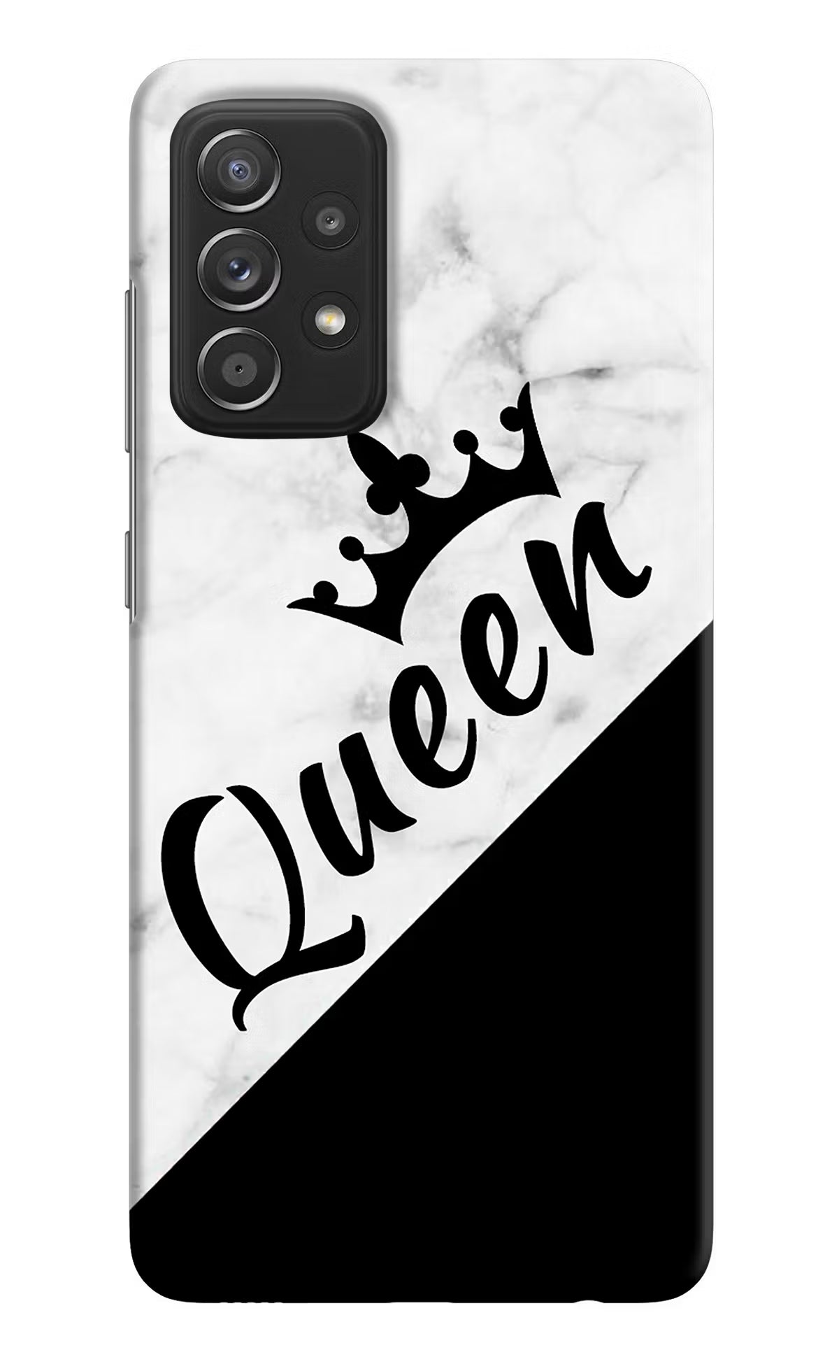 Queen Samsung A52/A52s 5G Hard Case Back Cover by Casekaro
