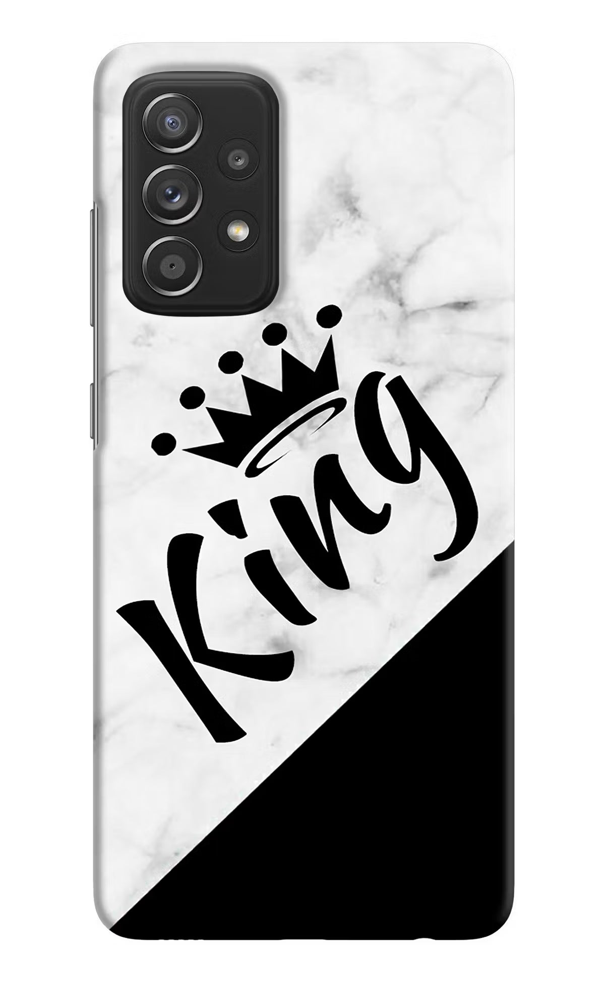 King Samsung A52/A52s 5G Hard Case Back Cover by Casekaro