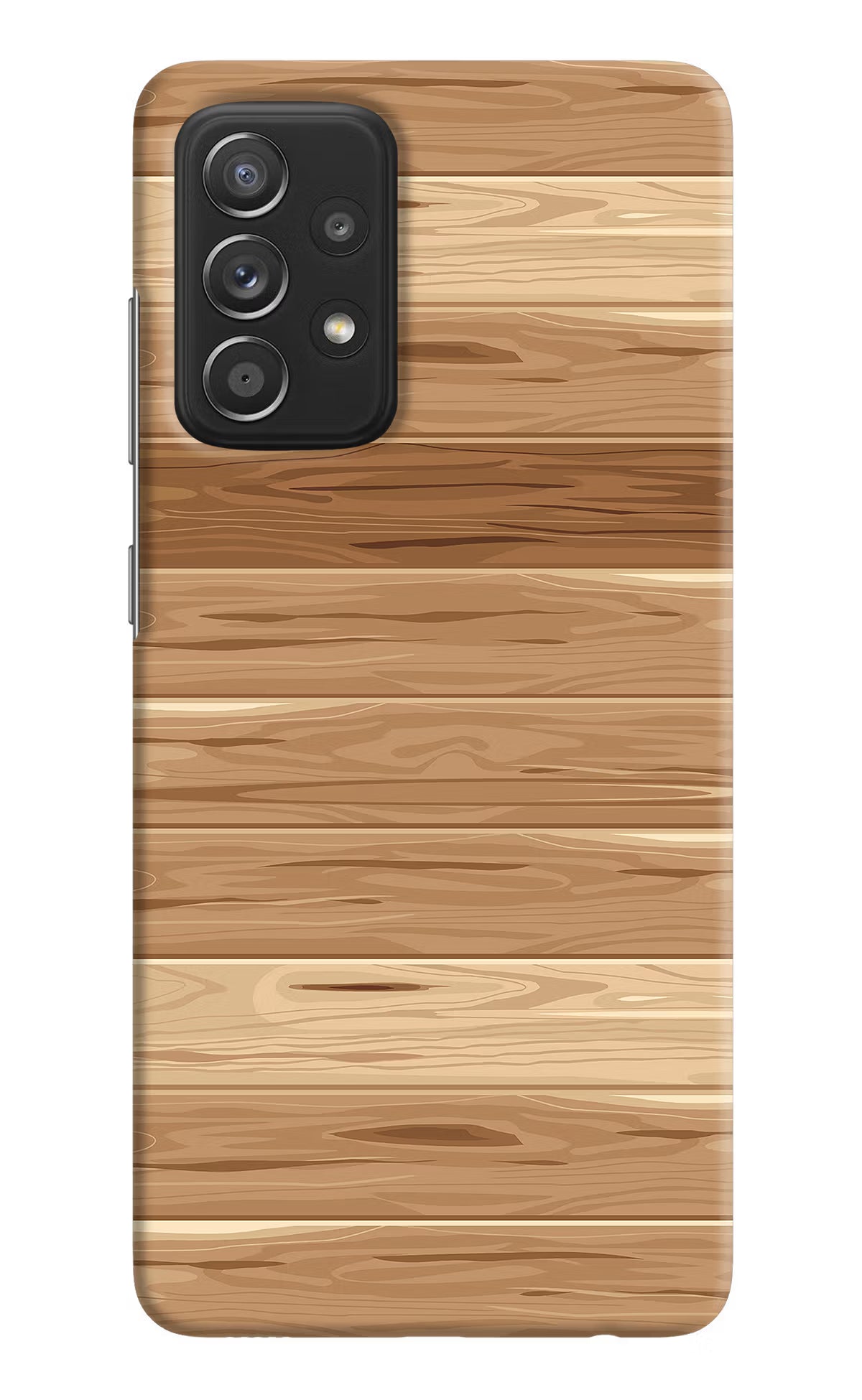 Wooden Vector Samsung A52/A52s 5G Hard Case Back Cover by Casekaro