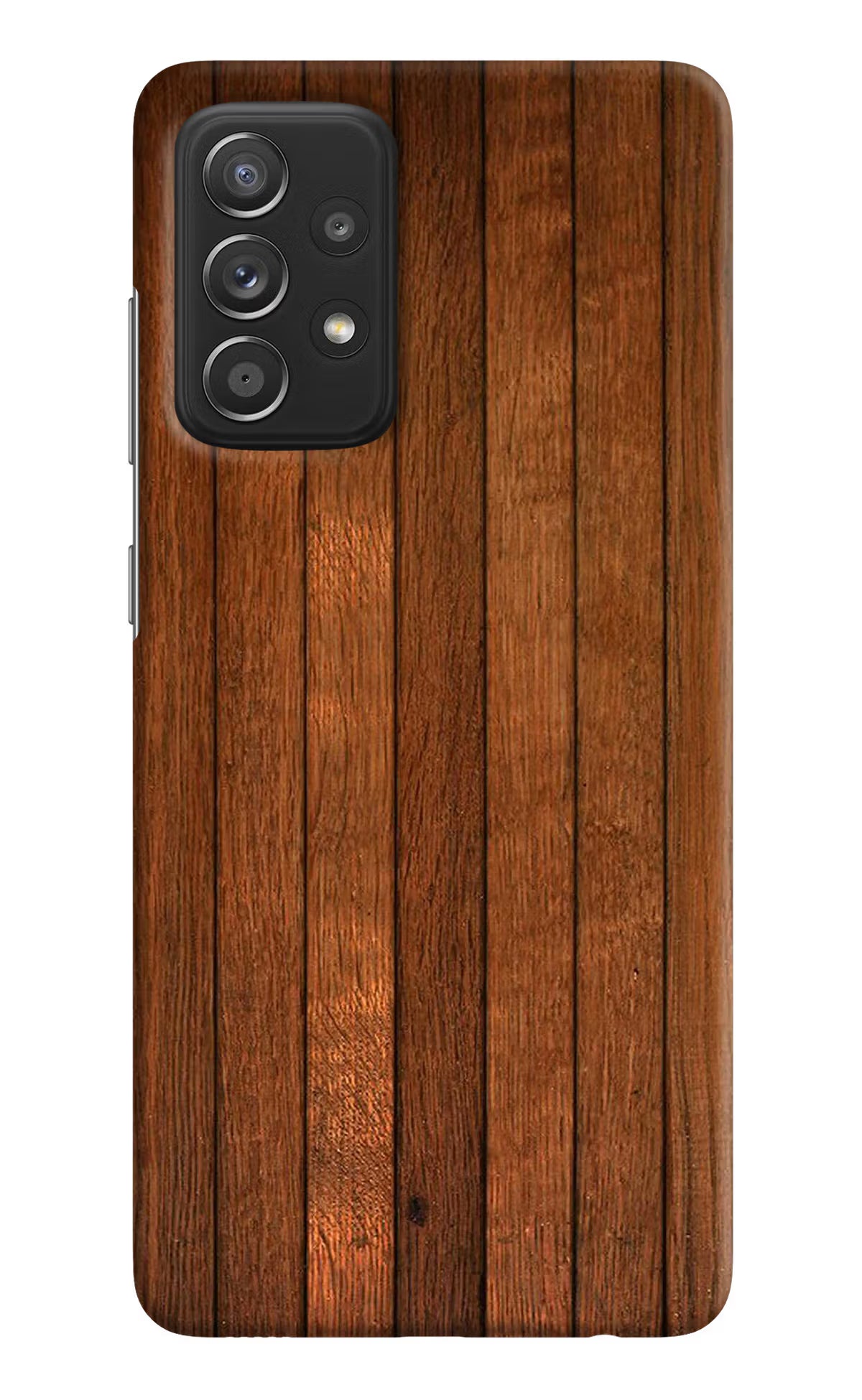 Wooden Artwork Bands Samsung A52/A52s 5G Hard Case Back Cover by Casekaro