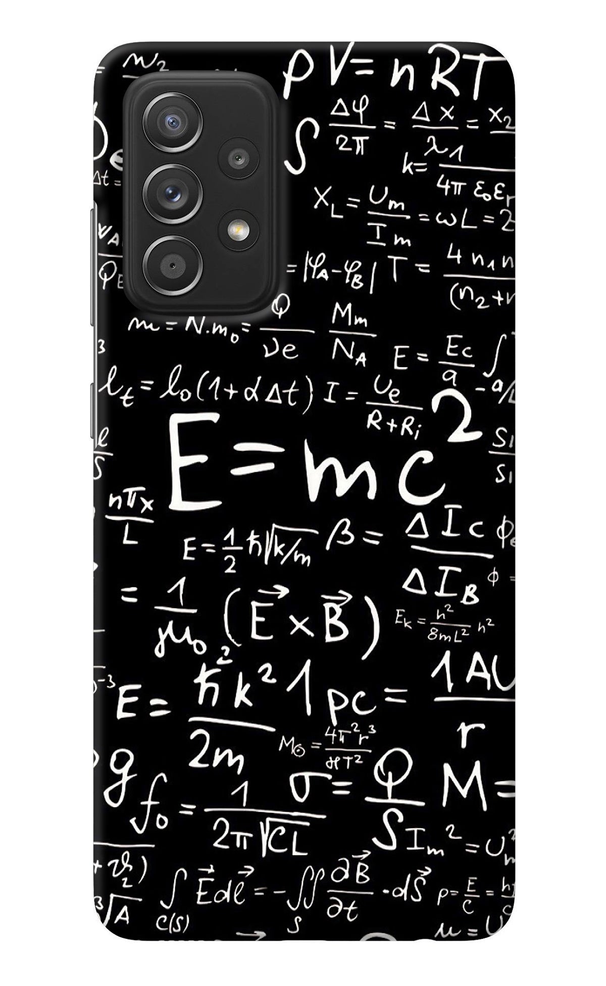 Physics Albert Einstein Formula Samsung A52/A52s 5G Back Cover
