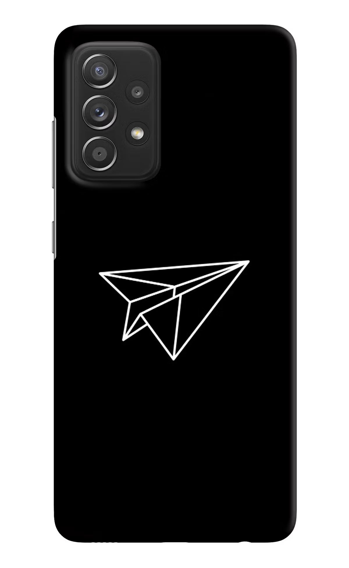 Paper Plane White Samsung A52/A52s 5G Hard Case Back Cover by Casekaro