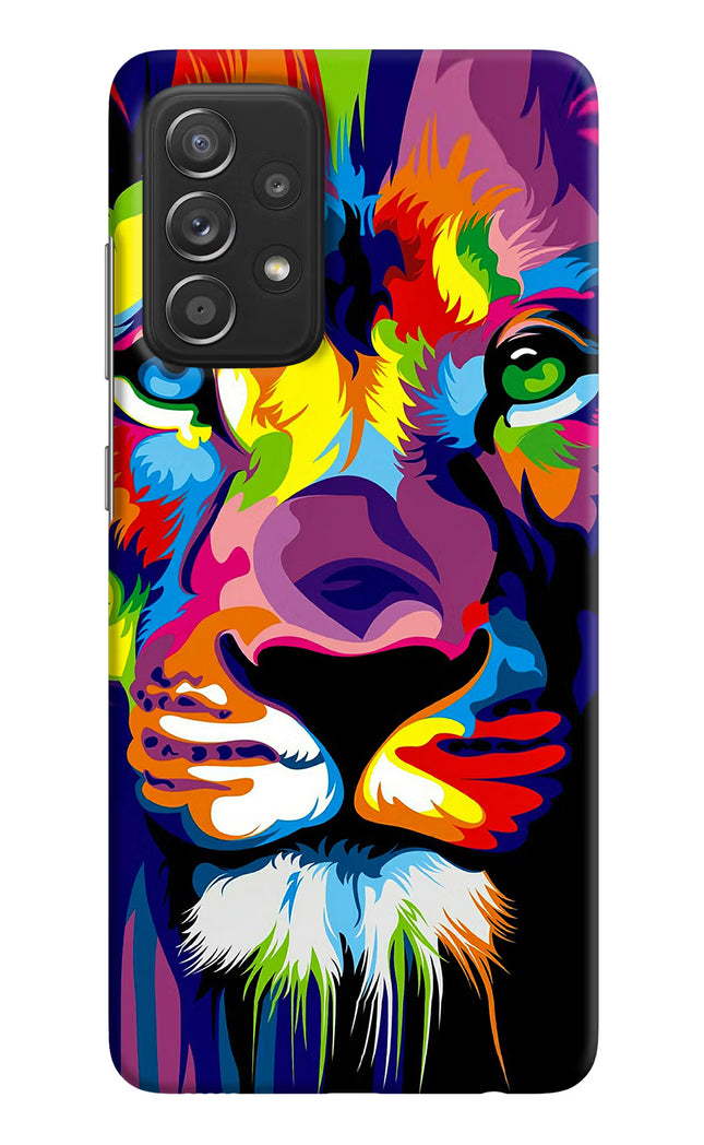 Lion Samsung A52/A52s 5G Hard Case Back Cover by Casekaro