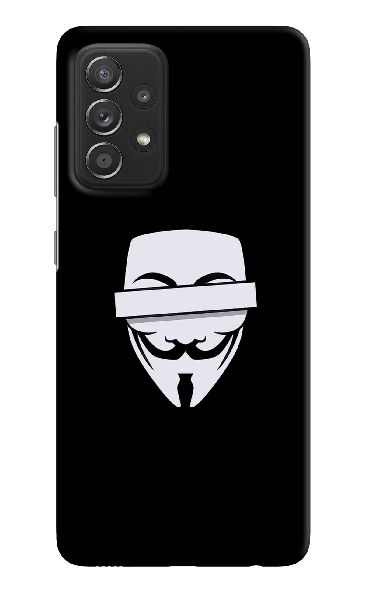 Anonymous Face Samsung A52/A52s 5G Hard Case Back Cover by Casekaro