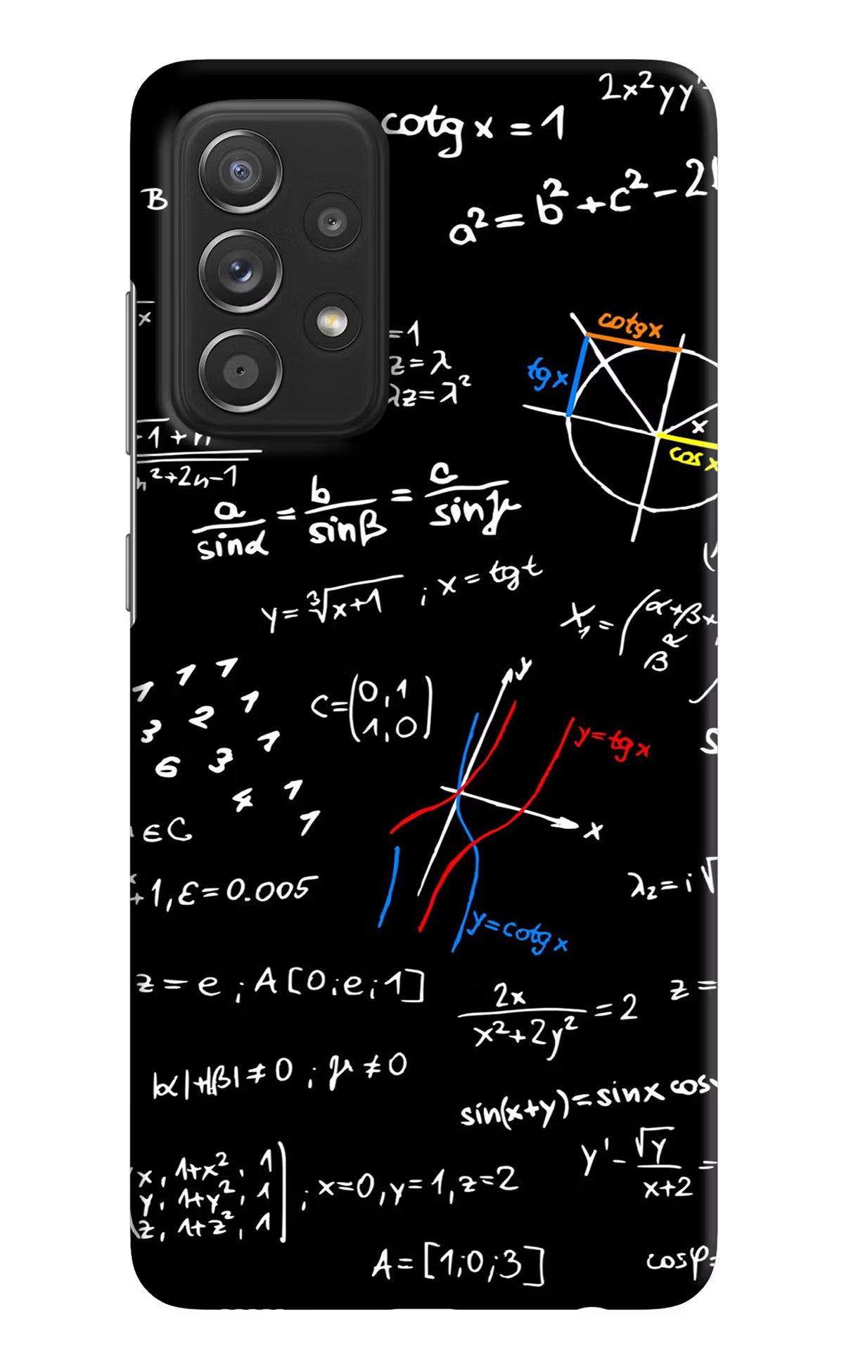 Mathematics Formula Samsung A52/A52s 5G Hard Case Back Cover by Casekaro