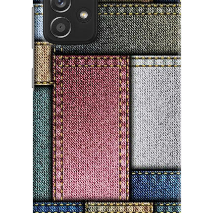 Multicolor Jeans Samsung A52/A52s 5G Hard Case Back Cover by Casekaro