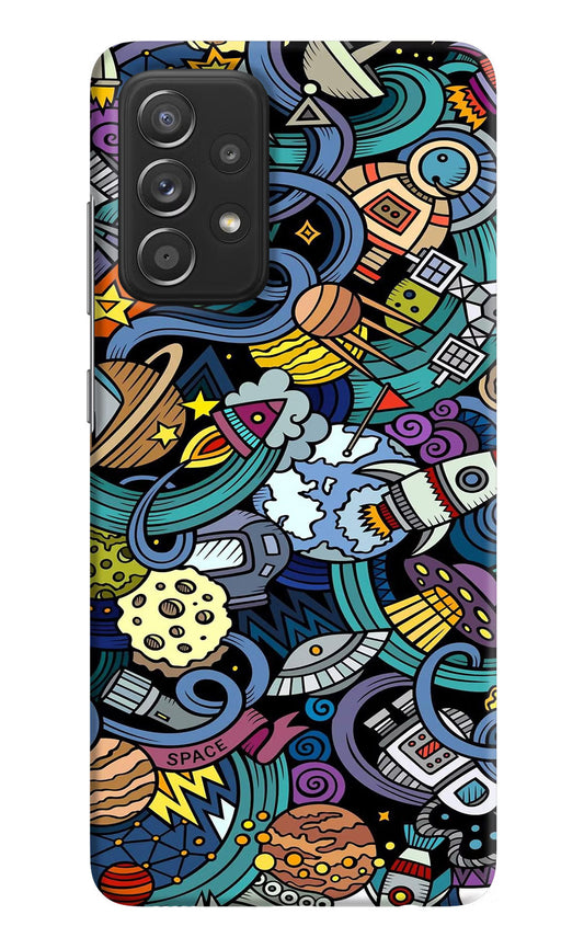 Space Abstract Samsung A52/A52s 5G Hard Case Back Cover by Casekaro