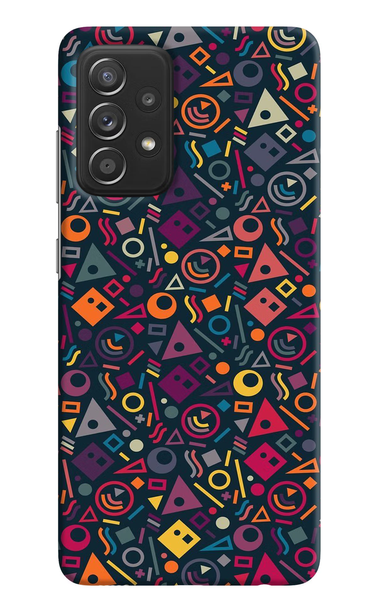 Geometric Abstract Samsung A52/A52s 5G Hard Case Back Cover by Casekaro