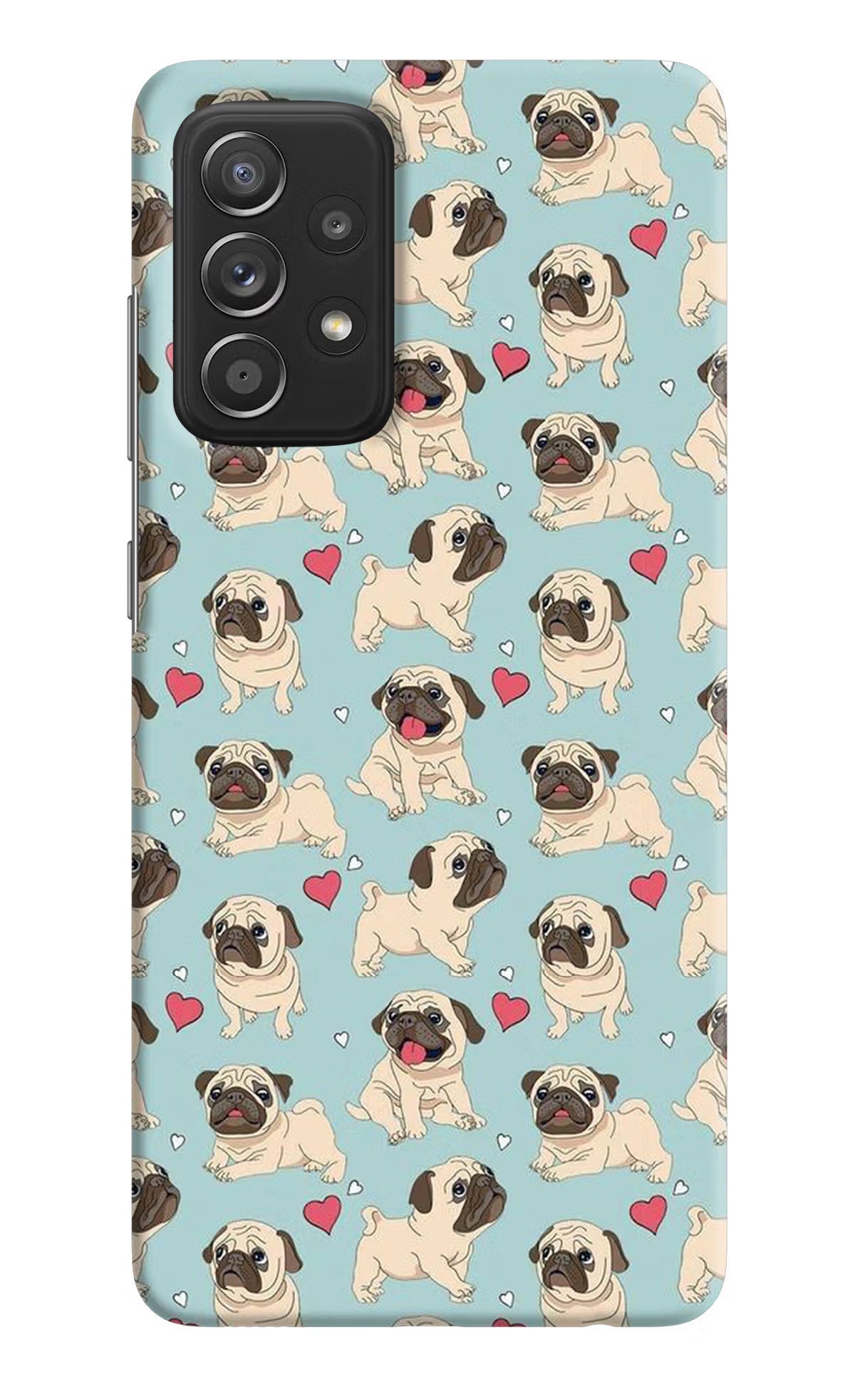 Pug Dog Samsung A52/A52s 5G Hard Case Back Cover by Casekaro
