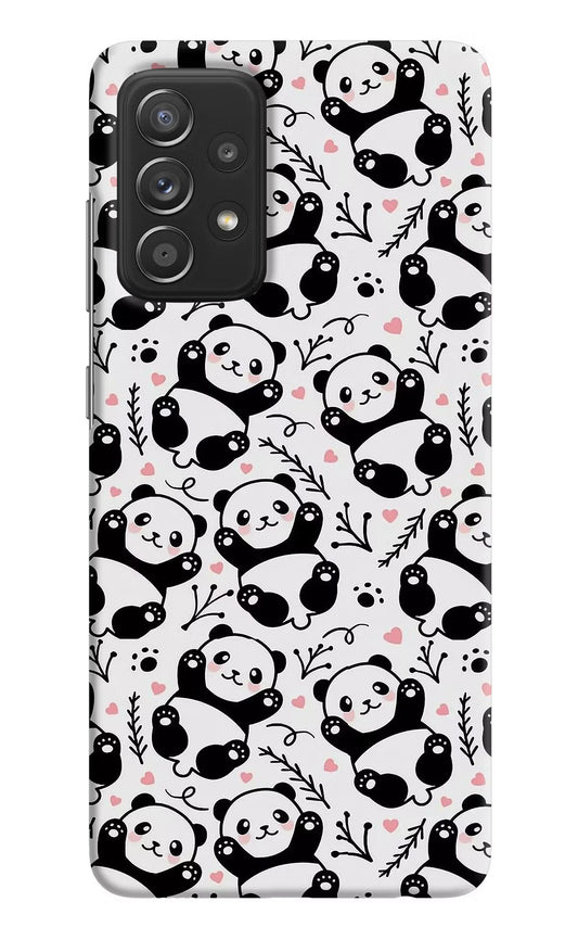 Cute Panda Samsung A52/A52s 5G Hard Case Back Cover by Casekaro